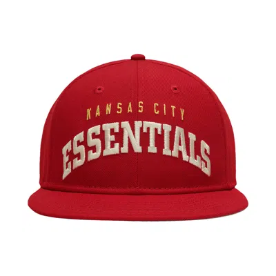 Pre-owned Essentials Fear Of God  Chiefs 9fifty Rc Snapback 'red' | Men's Size Onesize