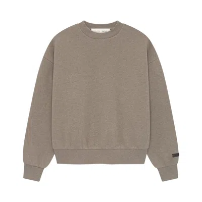 Pre-owned Essentials Fear Of God  Classic Crewneck Sweatshirt 'homestead Heather' | Grey | Men's Size S In Gray