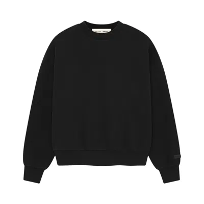 Pre-owned Essentials Fear Of God  Classic Crewneck Sweatshirt 'vintage Black' | Men's Size S