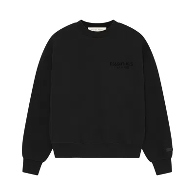 Pre-owned Essentials Fear Of God  Classic Crewneck Sweatshirt 'vintage Black' | Men's Size S
