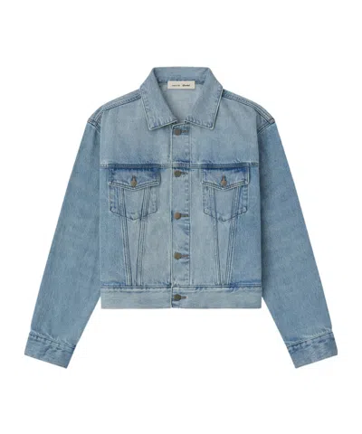 Essentials Fear Of God  Classic Denim Jacket In Blue