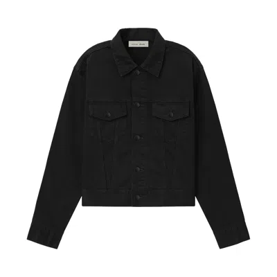 Pre-owned Essentials Fear Of God  Classic Denim Jacket 'overdyed Black' | Men's Size M