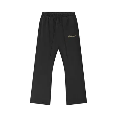 Pre-owned Essentials Fear Of God  Classic Fit Flare Sweatpant 'faded Black' | Men's Size Xxl