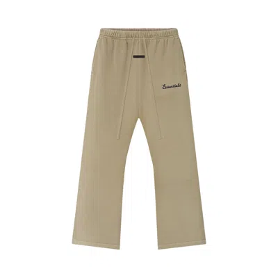 Pre-owned Essentials Fear Of God  Classic Fit Flare Sweatpant 'faded Dune' | Brown | Men's Size M