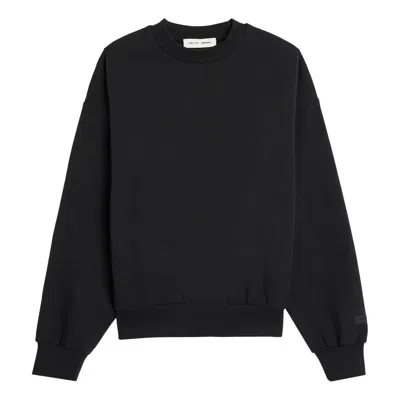 Essentials Fear Of God  Classic Fit Fleece Crewneck 'jet Black'