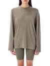Essentials Crew-neck Long Sleeve T-shirt In Gray