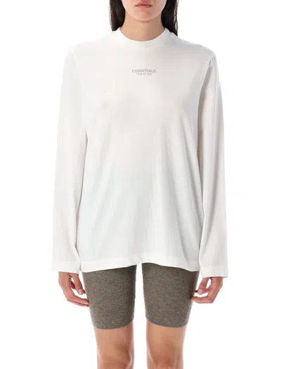 Essentials Fear Of God  Classic Fit Long Sleeve In White