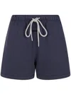 Essentials Drawstring Cotton Shorts In Black