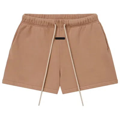 Pre-owned Essentials Fear Of God  Classic Fit Short 'washed Ginger' | Brown | Women's Size L