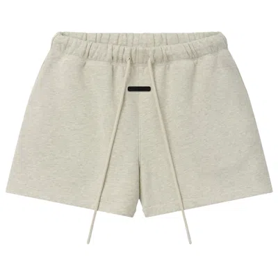 Pre-owned Essentials Fear Of God  Classic Fit Short 'washed Vanilla Heather' | Grey | Women's Size Xs