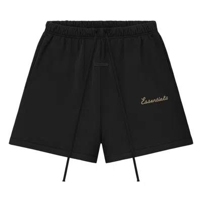 Pre-owned Essentials Fear Of God  Classic Fit Shorts 'faded Black' | Men's Size Xl