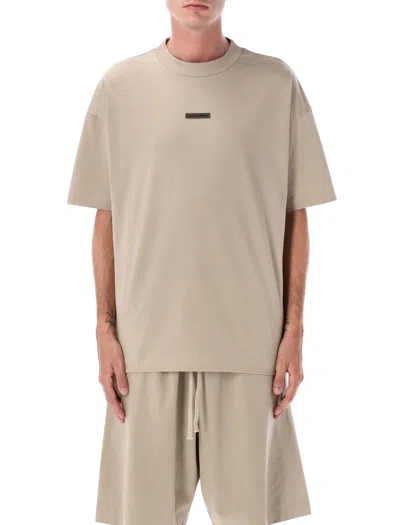 Essentials Fear Of God  Classic Fit T-shirt In Brown