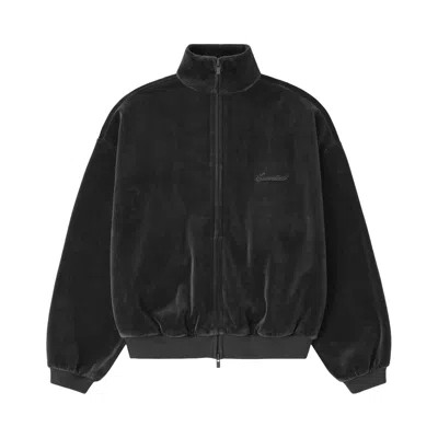 Pre-owned Essentials Fear Of God  Classic Fit Track Jacket 'vintage Black' | Kid's Size 10