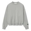 Essentials Fear Of God  Classic Fleece Crewneck 'concrete Heather' In Gray