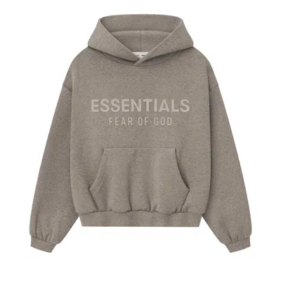 Pre-owned Essentials Fear Of God  Classic Fleece Hoodie 'homestead Heather' | Tan | Kid's Size 8 In Brown