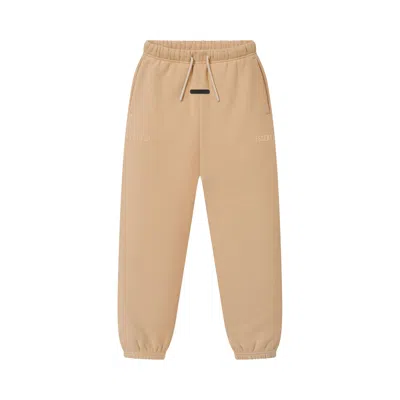 Pre-owned Essentials Fear Of God  Classic Fleece Sweatpant 'ginger' | Tan | Kid's Size 10