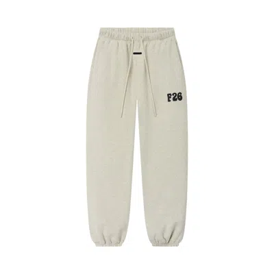 Pre-owned Essentials Fear Of God  Classic Fleece Sweatpant 'washed Vanilla Heather' | Grey | Women's Size S
