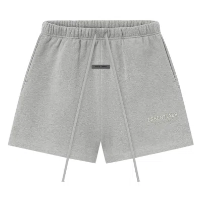 Pre-owned Essentials Fear Of God  Classic Fleece Sweatshort 'concrete Heather' | Grey | Men's Size Xl In Gray