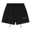 Essentials Cotton-blend Logo Sweatshorts In Black
