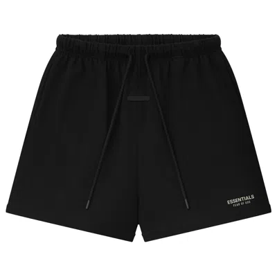Pre-owned Essentials Fear Of God  Classic Heavy Jersey Short 'black' | Men's Size L