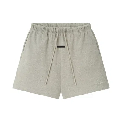 Pre-owned Essentials Fear Of God  Classic Heavy Jersey Short 'warm Heather' | Grey | Men's Size L