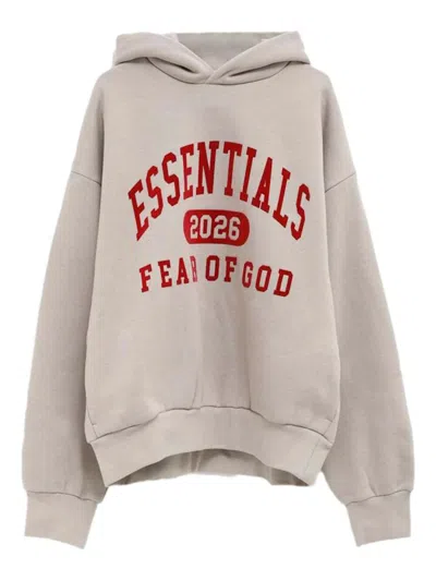 Essentials Fear Of God  "classic" Hoodie In Brown