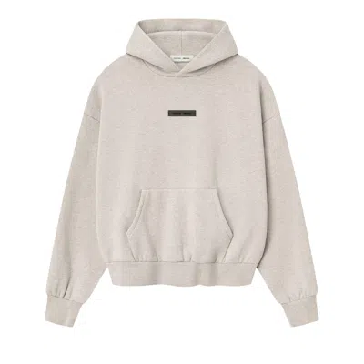 Pre-owned Essentials Fear Of God  Classic Hoodie 'heather Stone' | Grey | Men's Size M