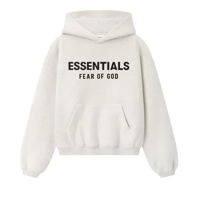 Pre-owned Essentials Fear Of God  Classic Hoodie 'oatmeal Heather' | Cream | Kid's Size 12