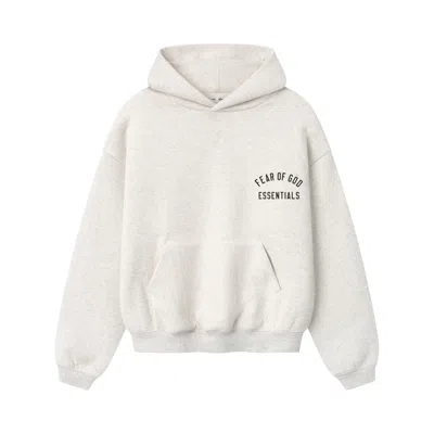 Pre-owned Essentials Fear Of God  Classic Hoodie 'oatmeal Heather' | Cream | Kid's Size 8 In White