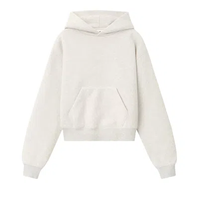 Pre-owned Essentials Fear Of God  Classic Hoodie 'oatmeal Heather' | Cream | Men's Size Xl