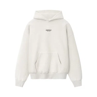 Pre-owned Essentials Fear Of God  Classic Hoodie 'oatmeal Heather' | Cream | Men's Size Xxl