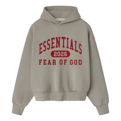 Essentials Fear Of God  Classic Hoodie 'smoke Grey' In Gray