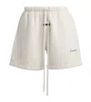 Essentials -embroidered Shorts In Neutral