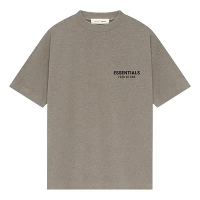 Essentials Fear Of God  Classic Short Sleeve T-shirt 'homestead Heather' In Gray