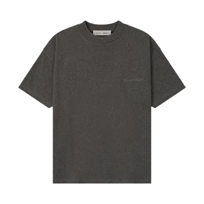 Pre-owned Essentials Fear Of God  Classic Short-sleeve Tee 'charcoal Heather' | Grey | Men's Size Xl In Gray