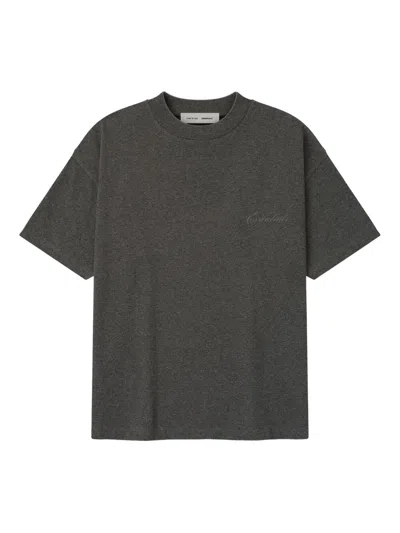 Essentials Fear Of God  "classic Short Sleeve" Tee In Gray