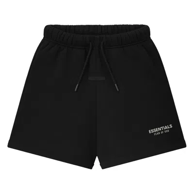 Pre-owned Essentials Fear Of God  Classic Sweatshort 'black' | Kid's Size 10