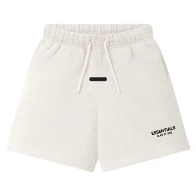 Pre-owned Essentials Fear Of God  Classic Sweatshort 'oatmeal Heather' | Cream | Kid's Size 10