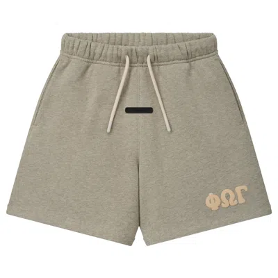 Pre-owned Essentials Fear Of God  Classic Sweatshort 'seal Heather' | Grey | Kid's Size 8