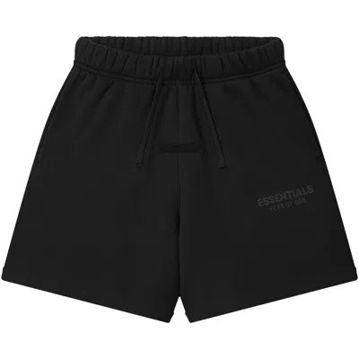 Pre-owned Essentials Fear Of God  Classic Sweatshort 'vintage Black' | Kid's Size 8