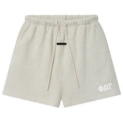 Pre-owned Essentials Fear Of God  Classic Sweatshort 'washed Vanilla Heather' | Grey | Men's Size M