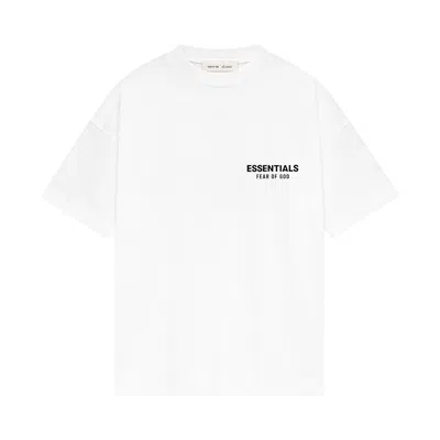 Pre-owned Essentials Fear Of God  Classic Tee 'bright White' | Men's Size M
