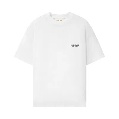 Pre-owned Essentials Fear Of God  Classic Tee 'bright White' | Men's Size S