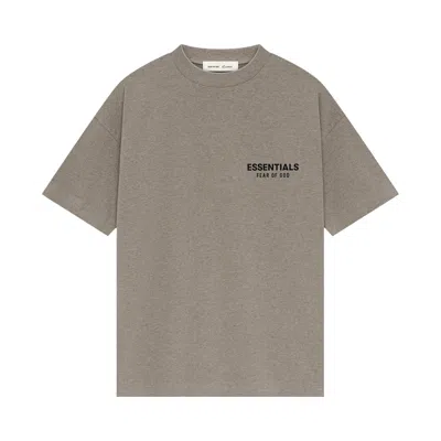 Pre-owned Essentials Fear Of God  Classic Tee 'homestead Heather' | Tan | Men's Size M In Brown