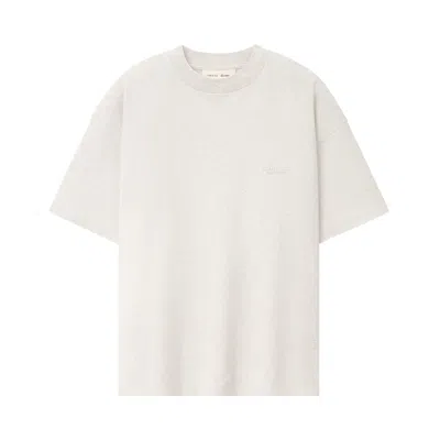 Pre-owned Essentials Fear Of God  Classic Tee 'oatmeal Heather' | Cream | Men's Size L
