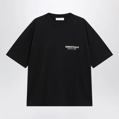 ESSENTIALS FEAR OF GOD ESSENTIALS CLASSIC VINTAGE BLACK COTTON T-SHIRT