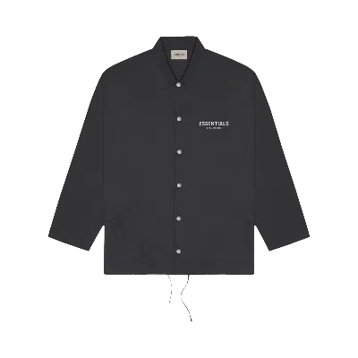 Pre-owned Essentials Fear Of God  Coach Jacket 'black'