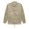 Essentials Fear Of God  Coaches Jacket In Neutral