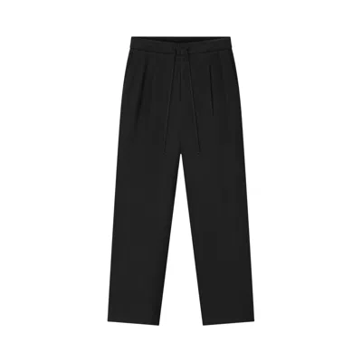 Pre-owned Essentials Fear Of God  Cotton Canvas Pleat Front Pant 'vintage Black' | Men's Size Xs