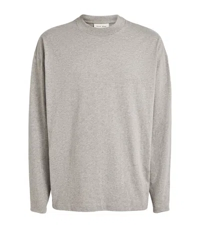 Essentials Fear Of God  Cotton Classic Long-sleeve T-shirt In White